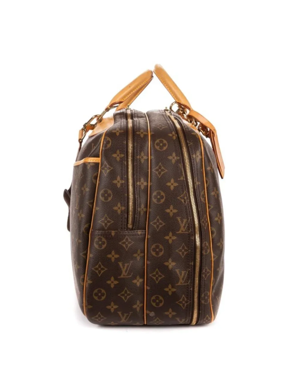 Louis Vuitton Aliz? Boston Brown Monogram Canvas Handbag